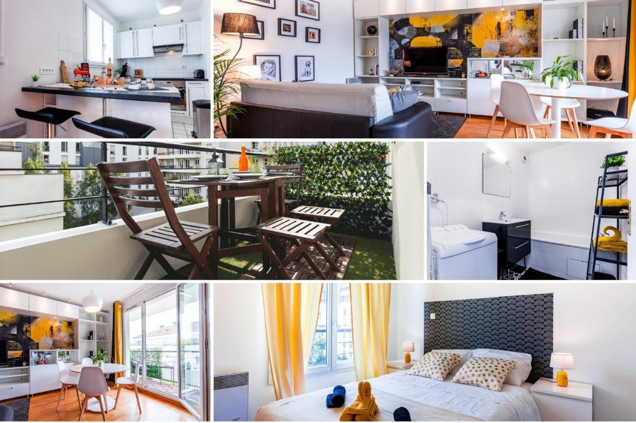 סן-דני Anja - Top Hote Paris - 6 Personnes Balcon Parking מראה חיצוני תמונה