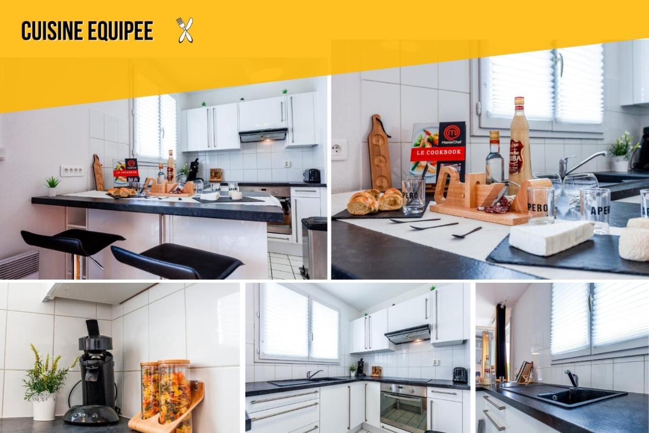 סן-דני Anja - Top Hote Paris - 6 Personnes Balcon Parking מראה חיצוני תמונה