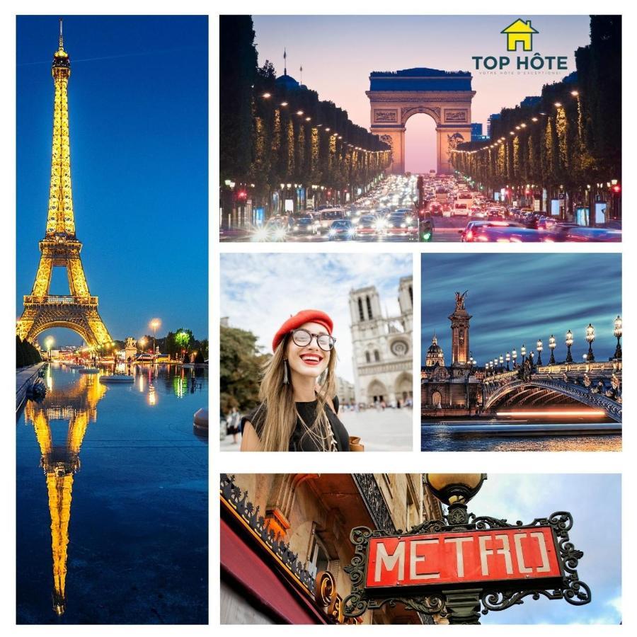 סן-דני Anja - Top Hote Paris - 6 Personnes Balcon Parking מראה חיצוני תמונה